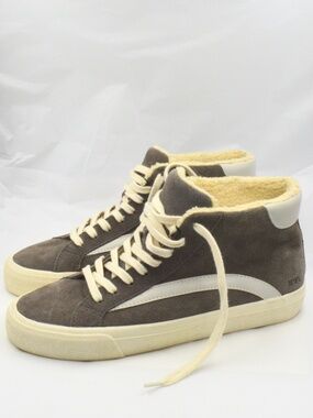 Madewell Sidewalk High Top Faux Shearling Sneaker